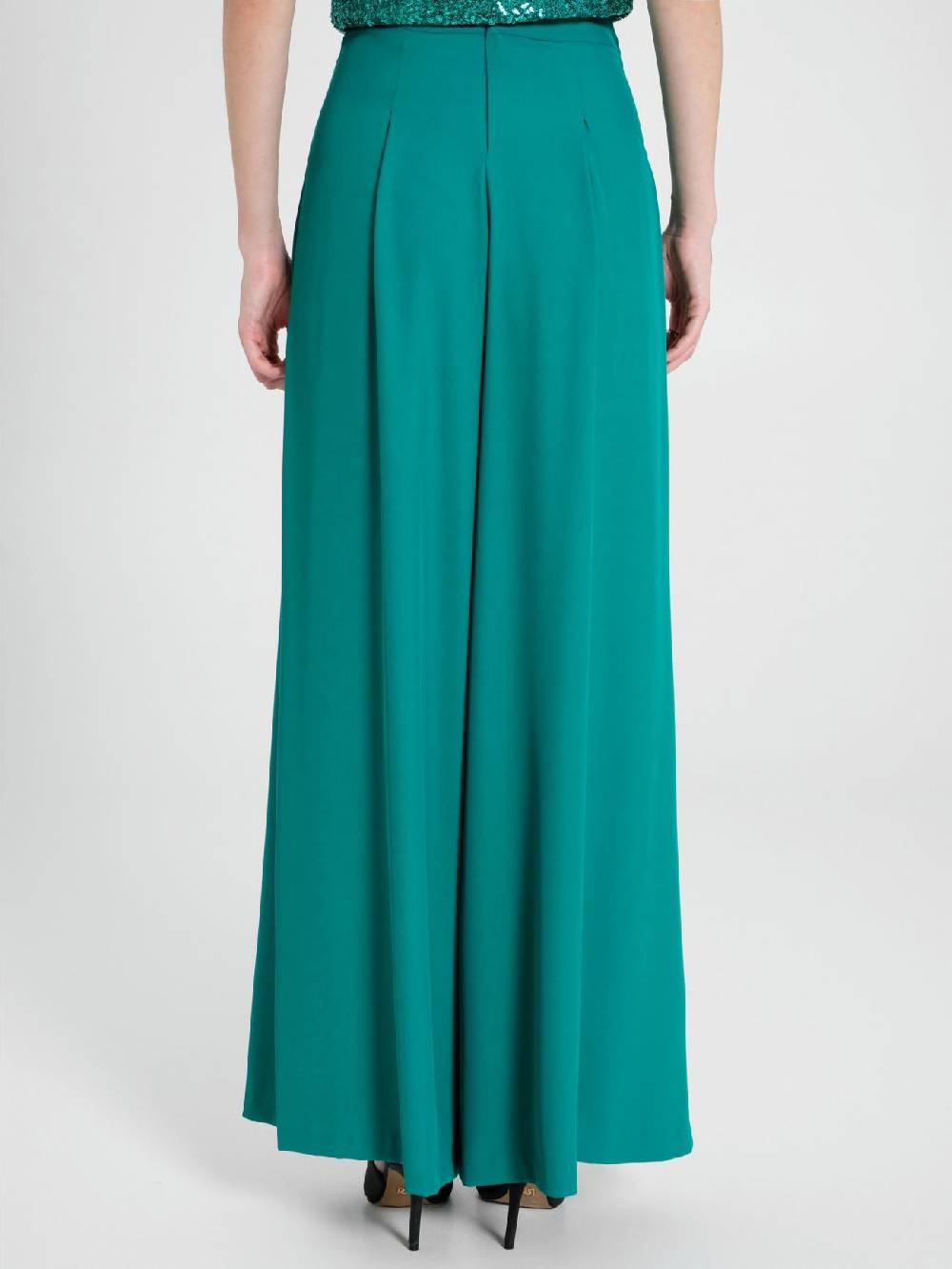 Rinascimento Pantaloni Palazzo Verde Giada