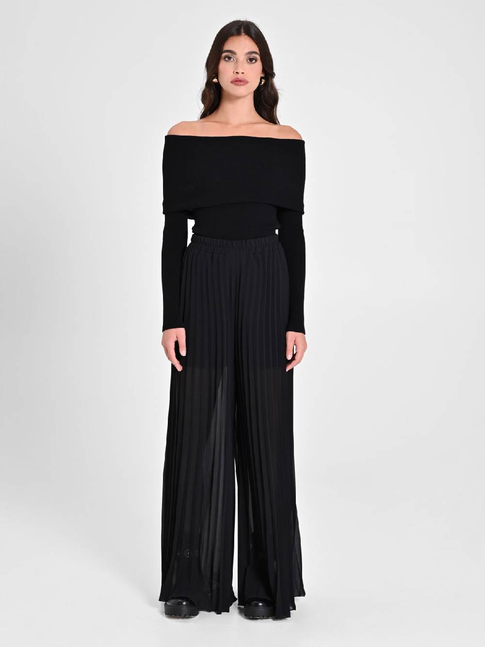 Rinascimento Pantaloni Plissè Extra Wide