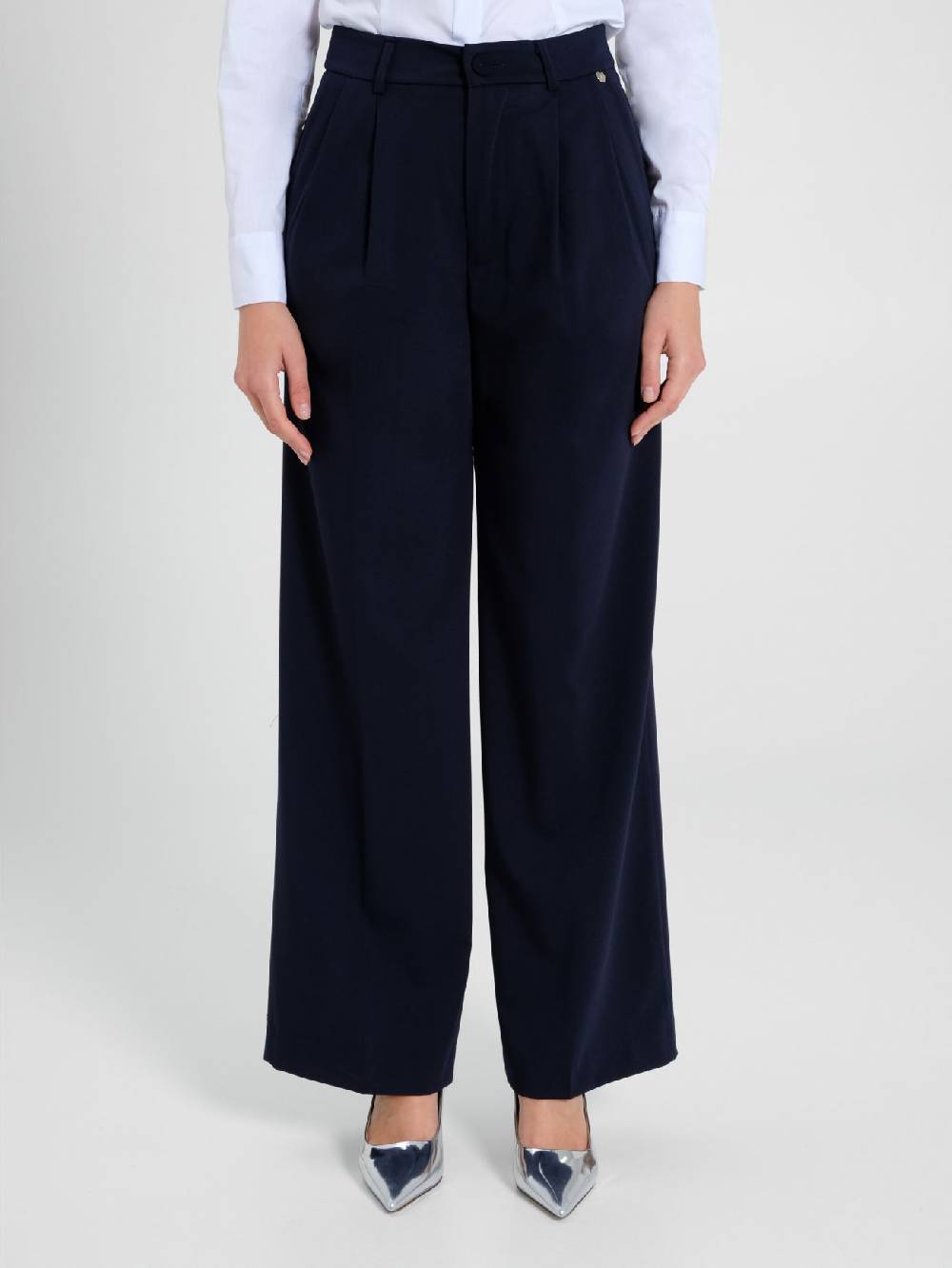 Rinascimento Pantaloni Sartoriali Misto Lana