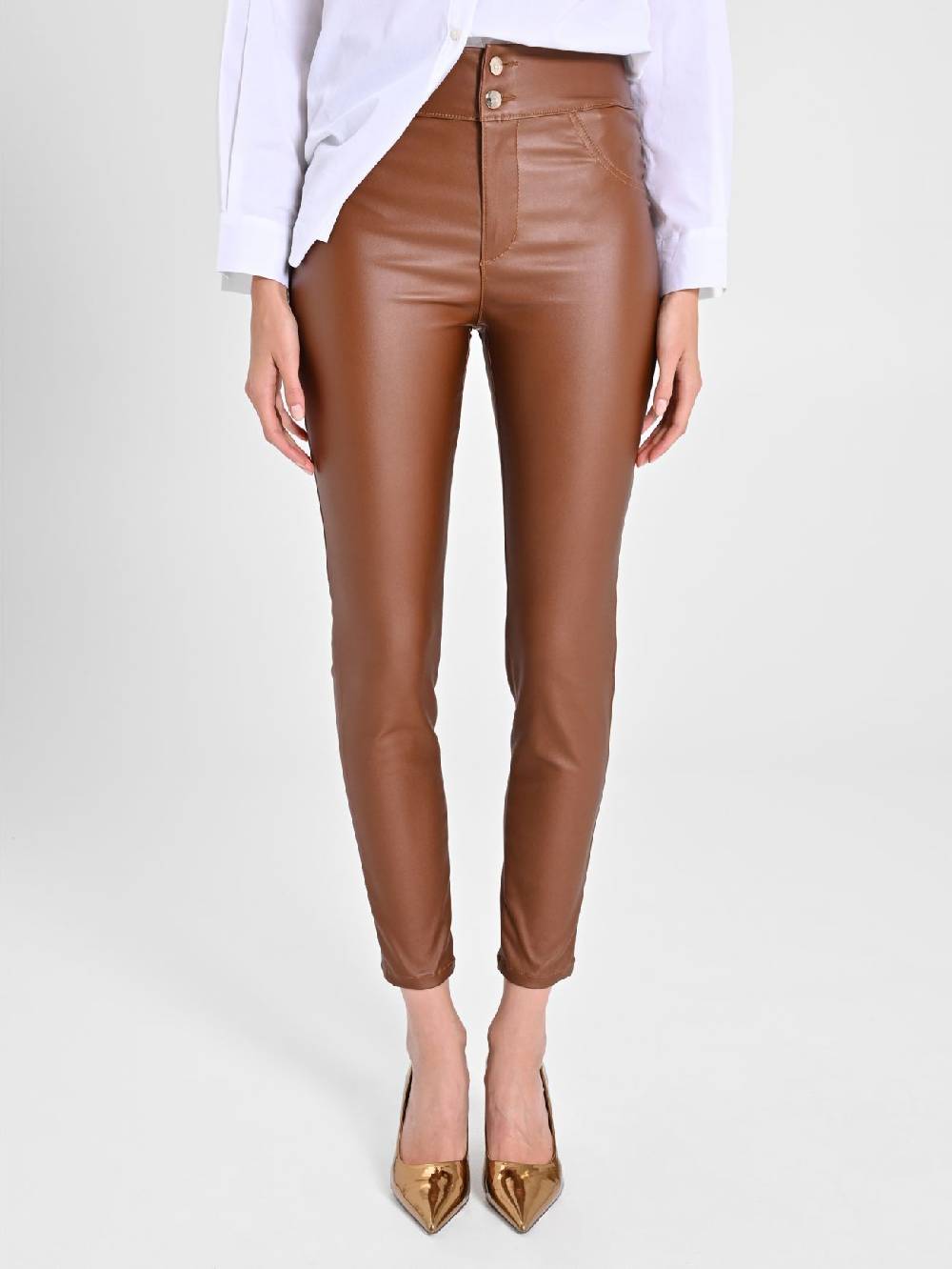 Rinascimento Pantaloni Simil Pelle