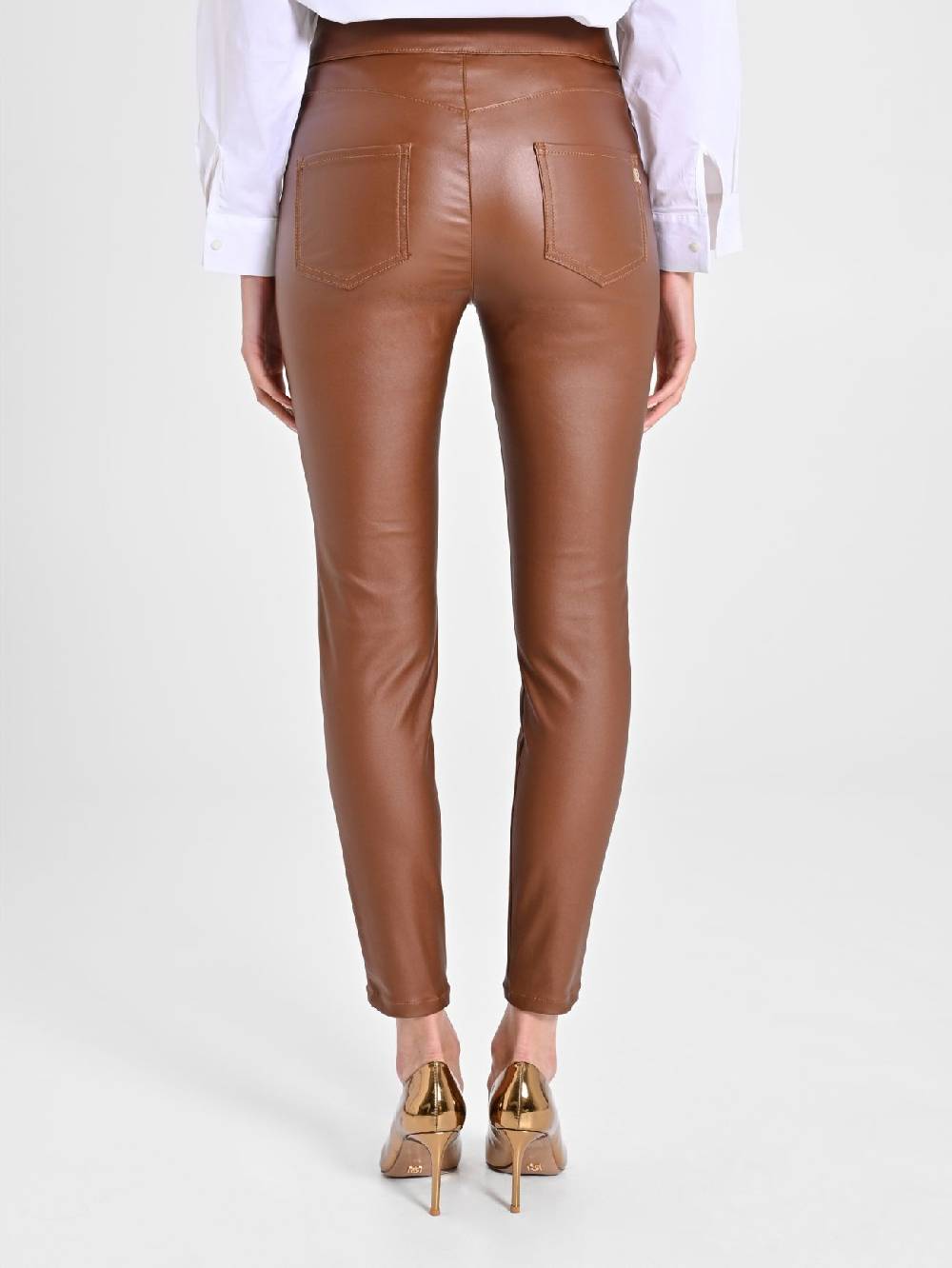 Rinascimento Pantaloni Simil Pelle