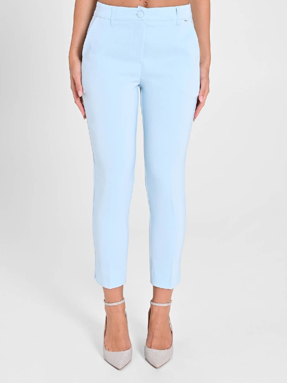 Rinascimento Pantaloni Skinny Azzurri