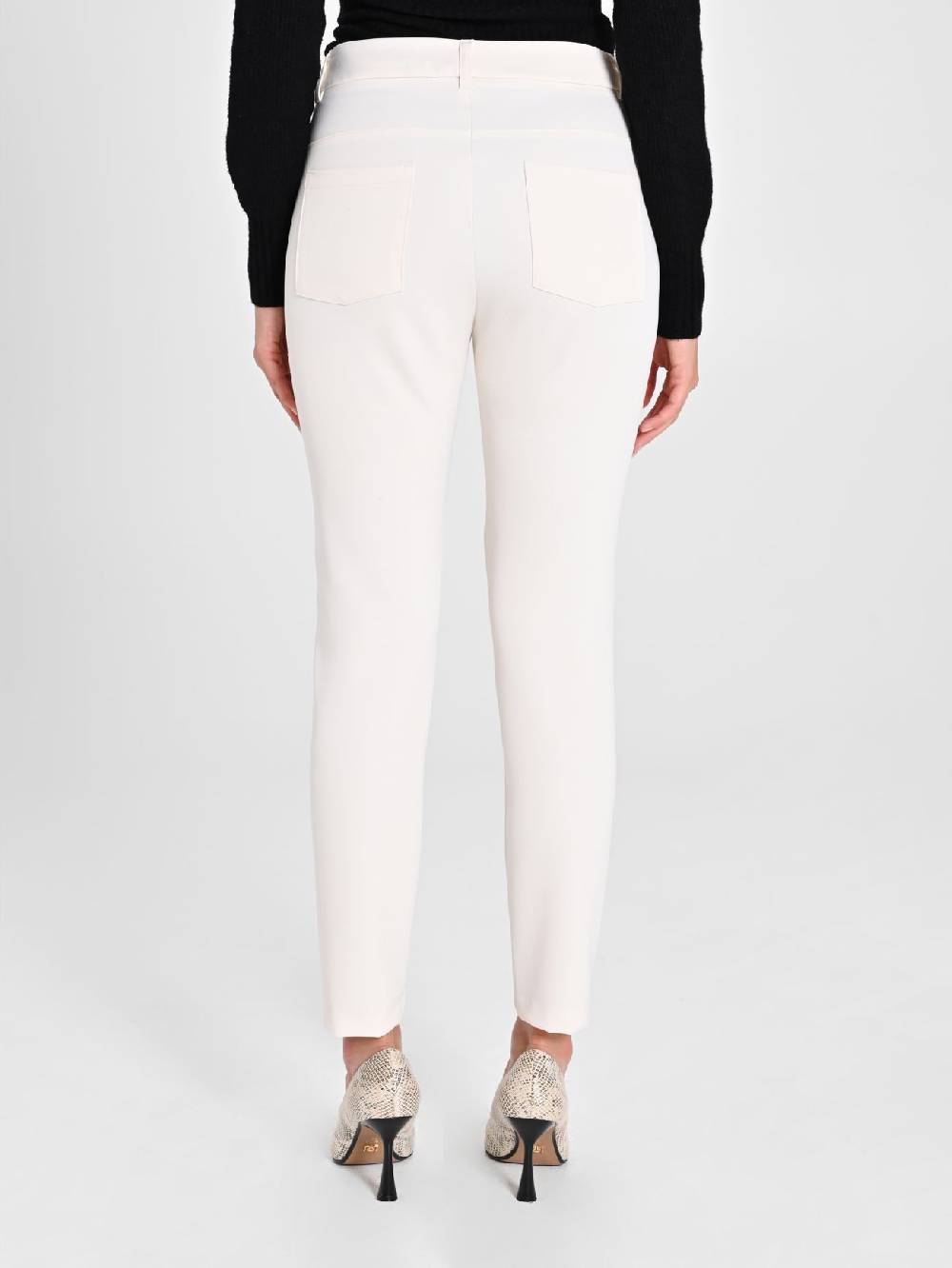 Rinascimento Pantaloni Skinny Bianchi