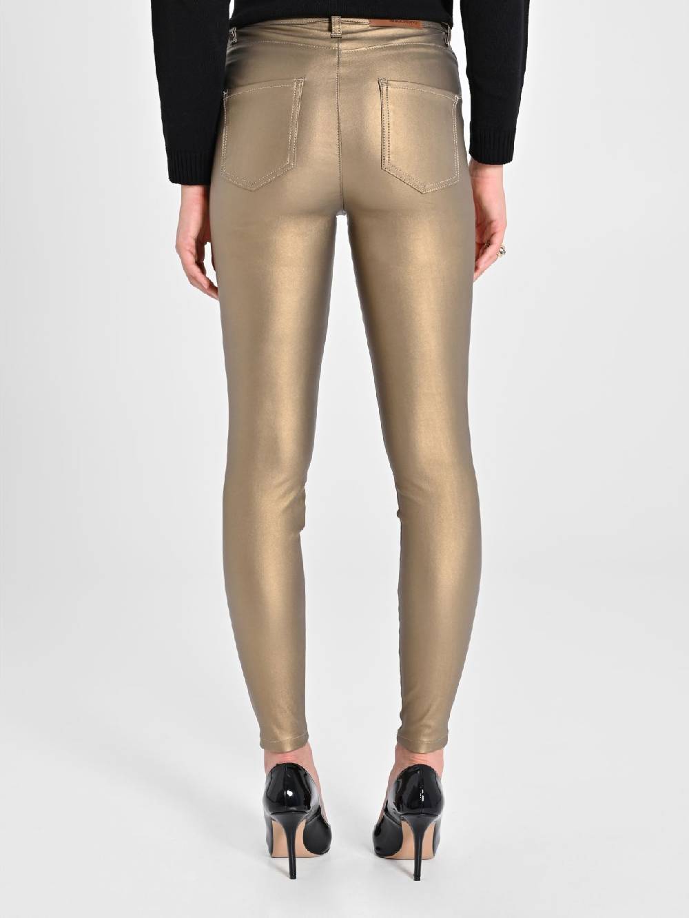 Rinascimento Pantaloni Skinny Gold