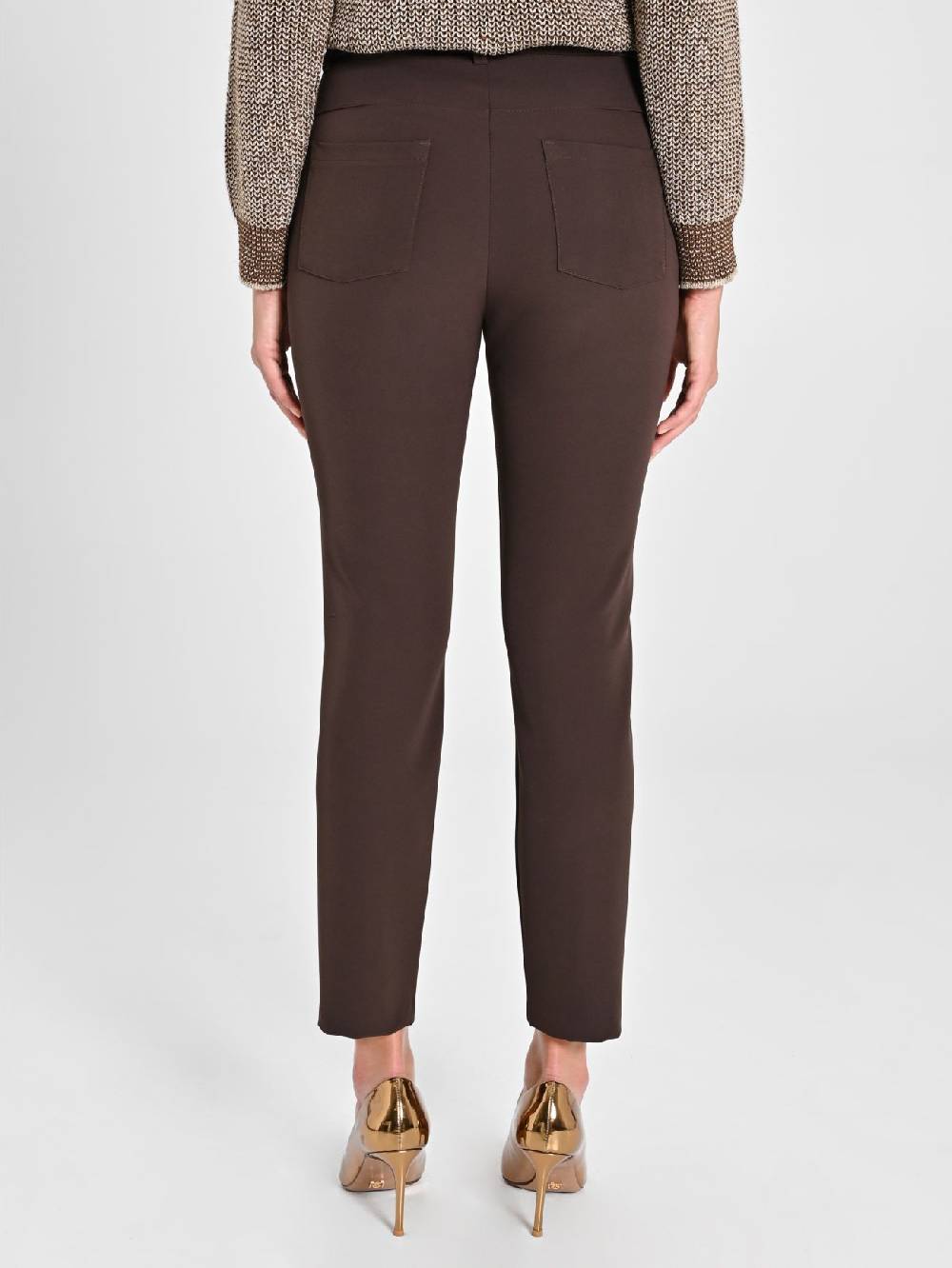 Rinascimento Pantaloni Skinny Marroni