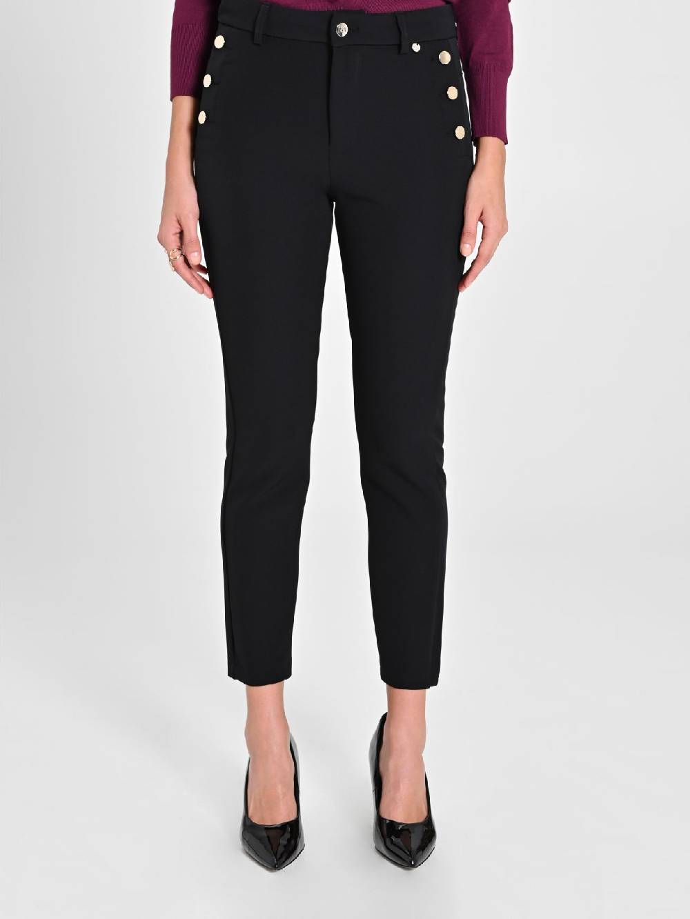 Rinascimento Pantaloni Skinny Neri