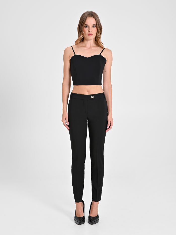 Rinascimento Pantaloni Slim In Tessuto Tecnico