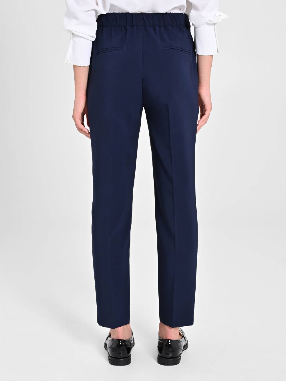Rinascimento Pantaloni Straight Blu Navy