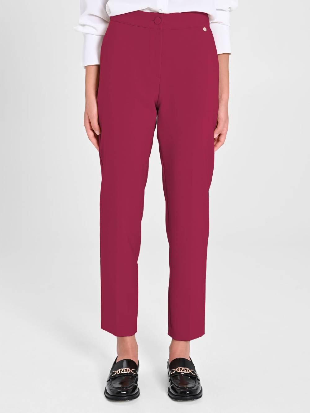 Rinascimento Pantaloni Straight Bordeaux