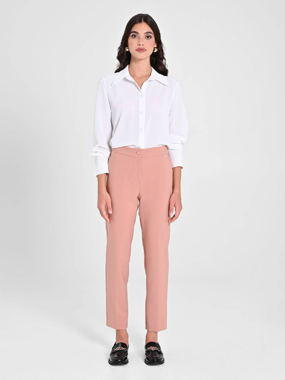 Rinascimento Pantaloni Straight Rosa
