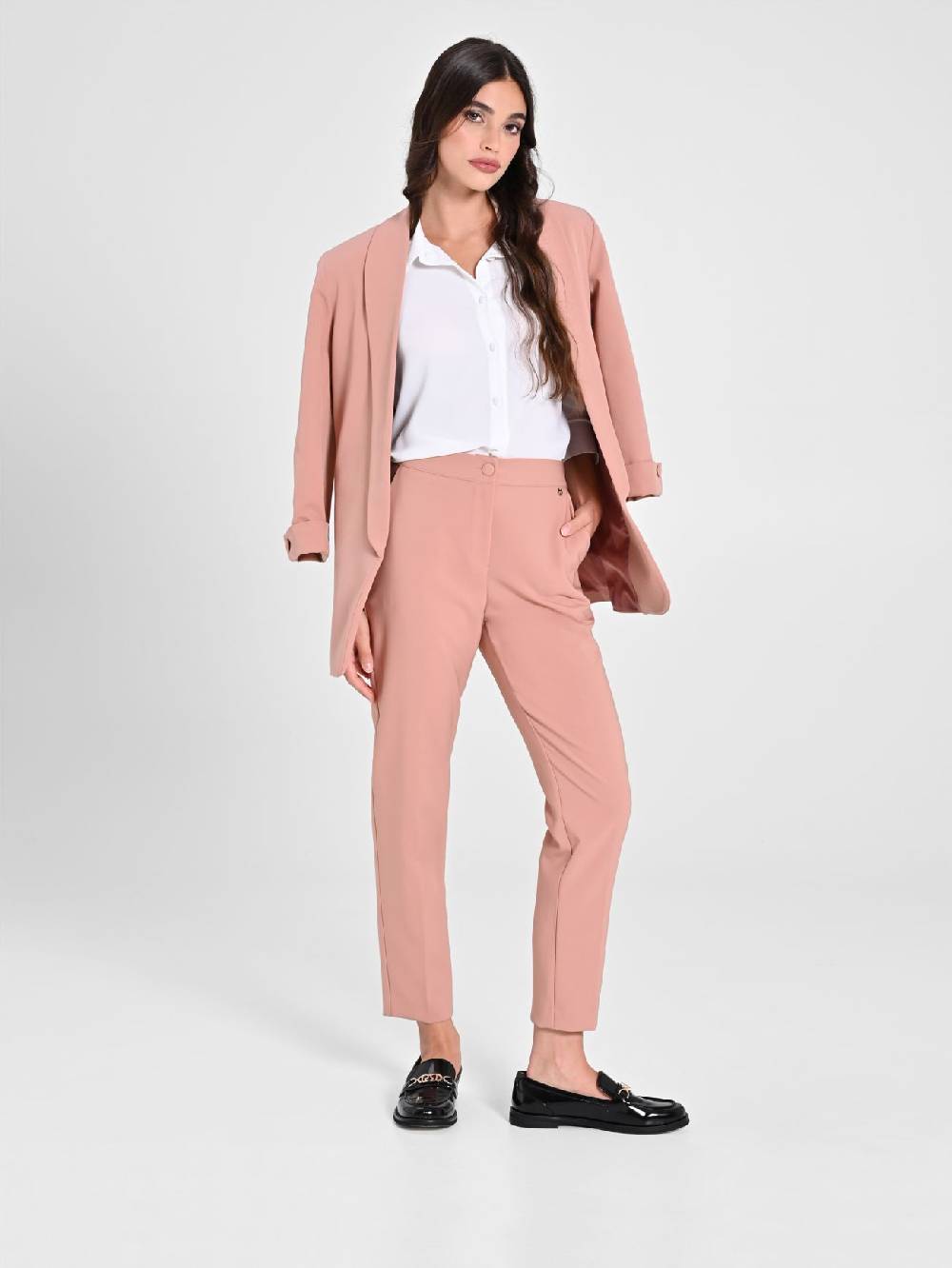 Rinascimento Pantaloni Straight Rosa