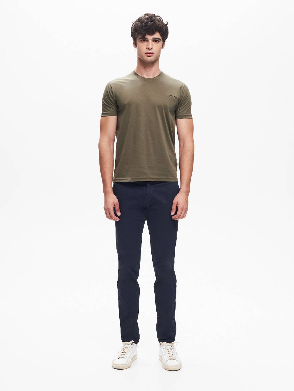 Rinascimento Pantaloni Uomo Chinos Basic Blu QB24