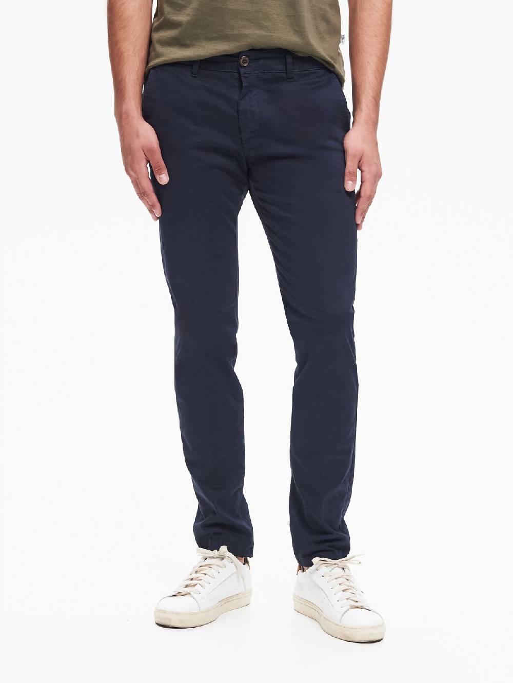 Rinascimento Pantaloni Uomo Chinos Basic Blu QB24