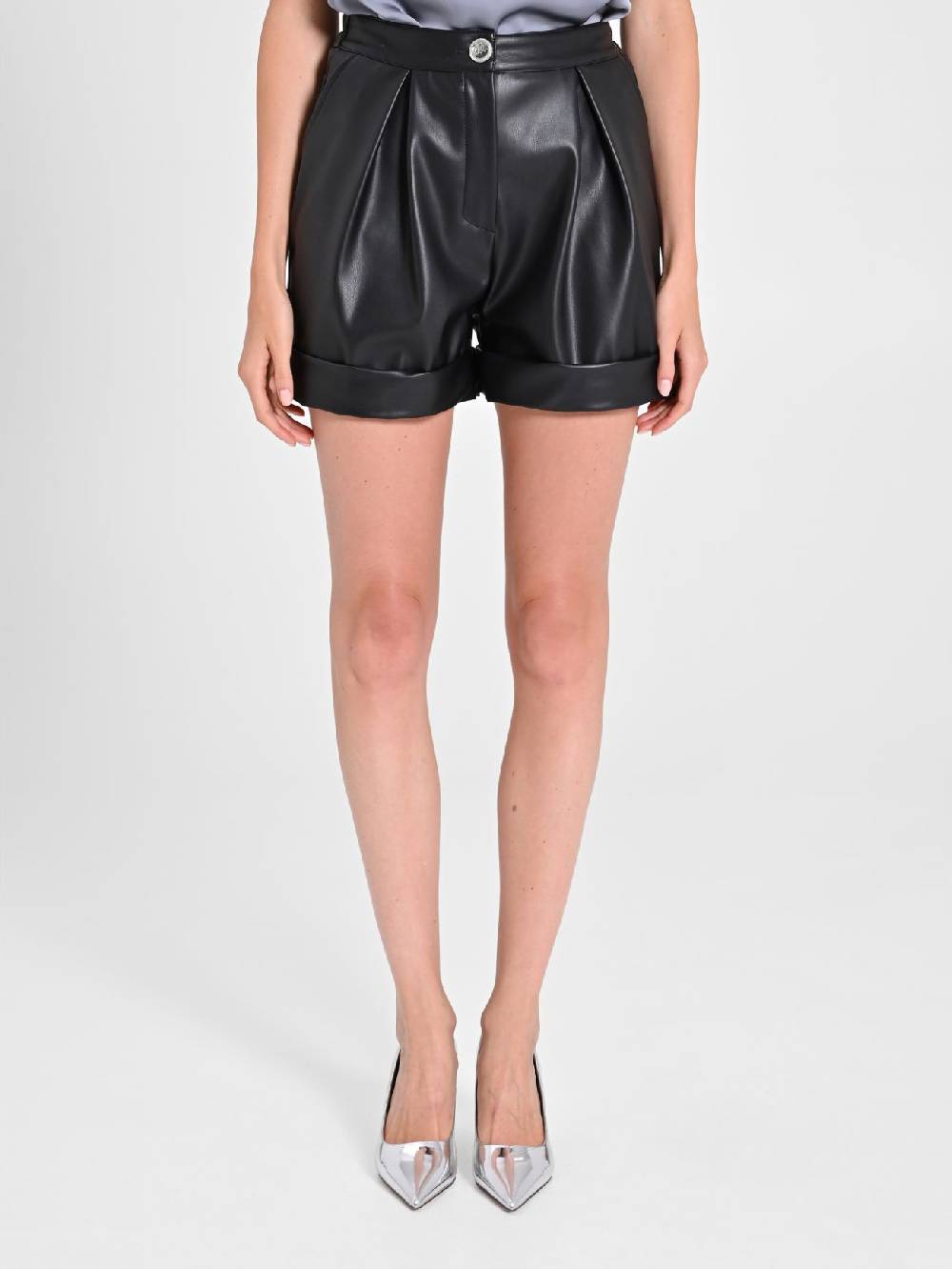 Rinascimento Shorts In Simil Pelle