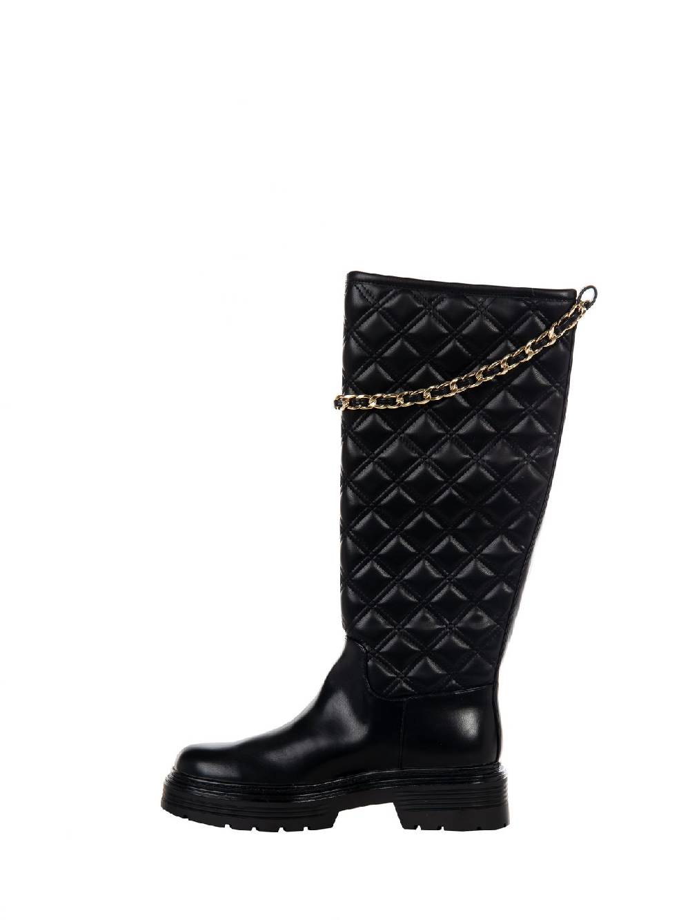 Rinascimento Stivali Matelassè Con Catena