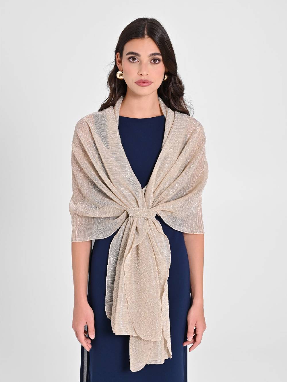 Rinascimento Stola Lurex Oro