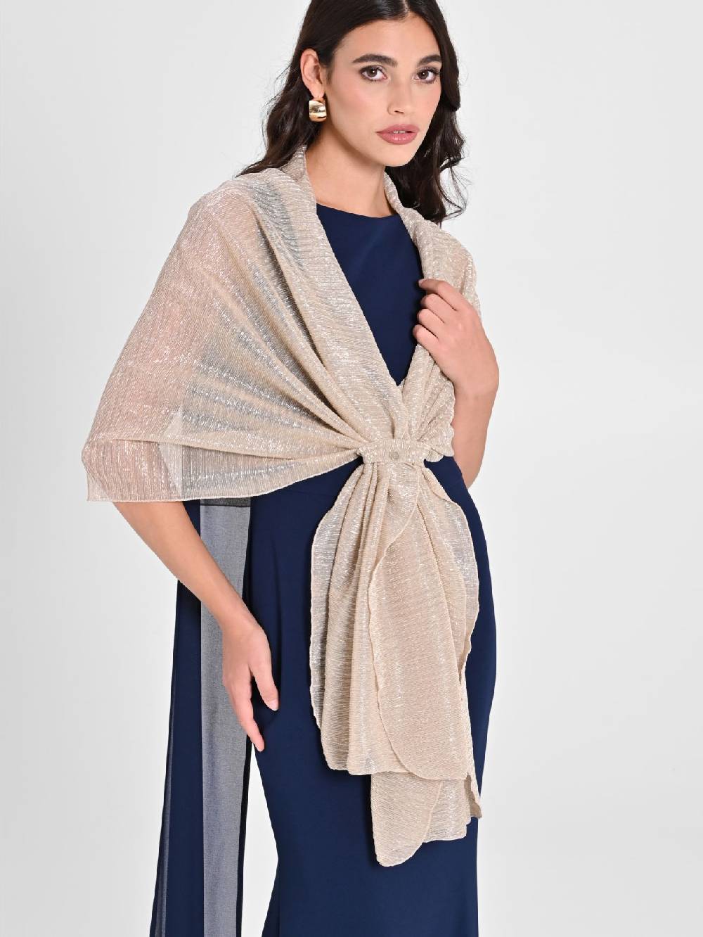 Rinascimento Stola Lurex Oro