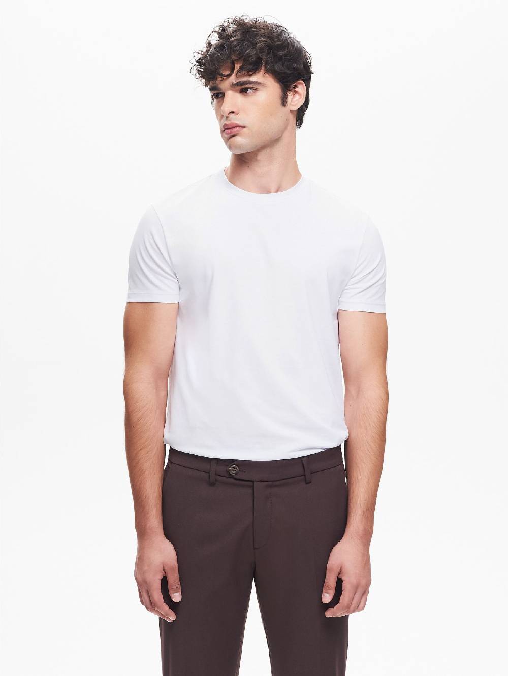 Rinascimento T-shirt Girocollo Uomo Bianco QB24