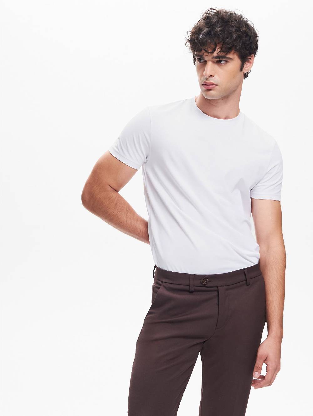 Rinascimento T-shirt Girocollo Uomo Bianco QB24