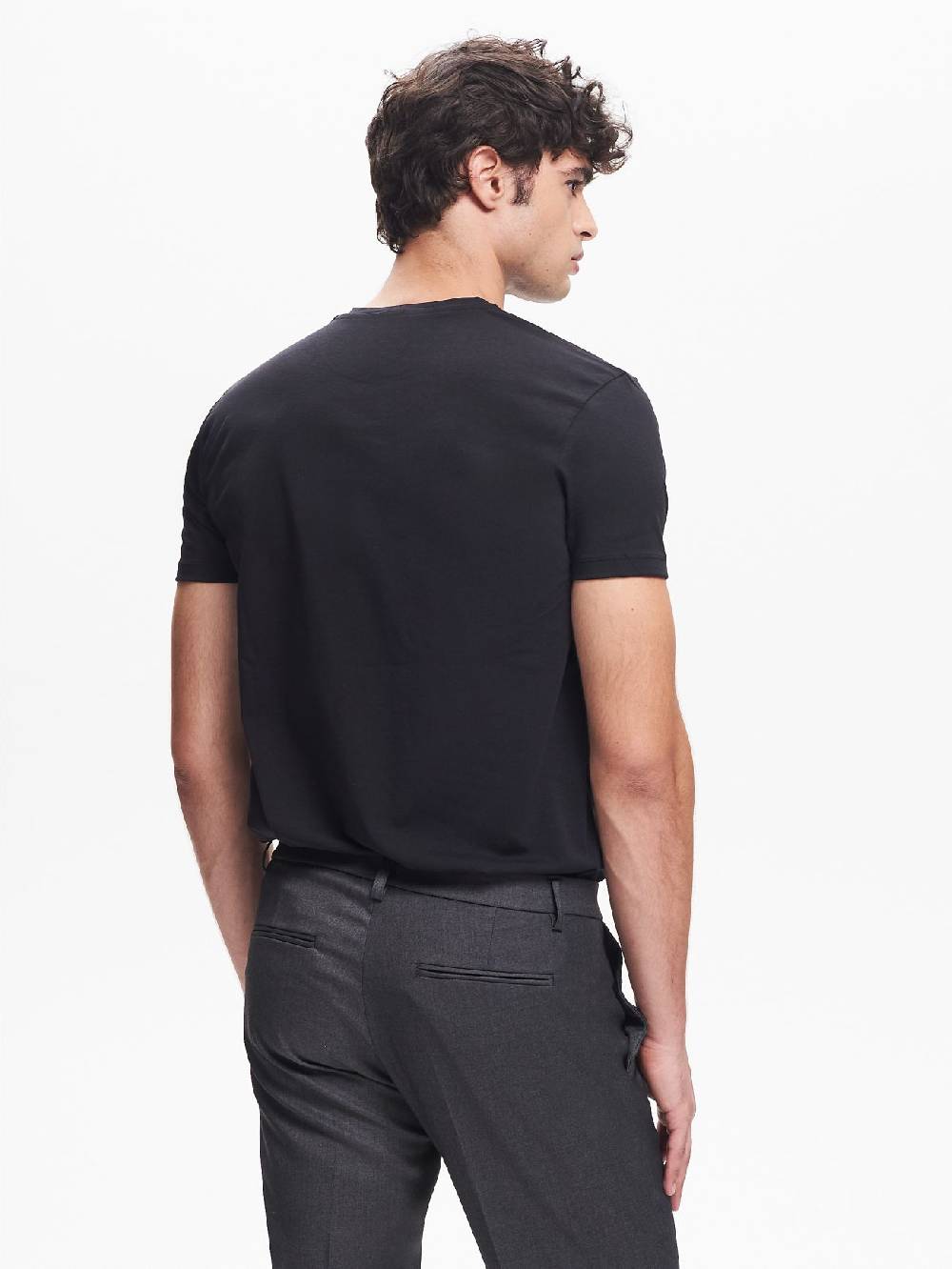 Rinascimento T-shirt Girocollo Uomo Nero QB24