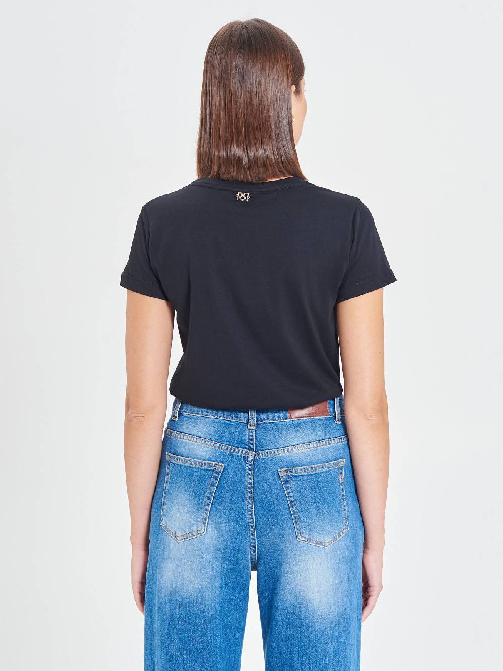 Rinascimento T-Shirt Logo RR Strass