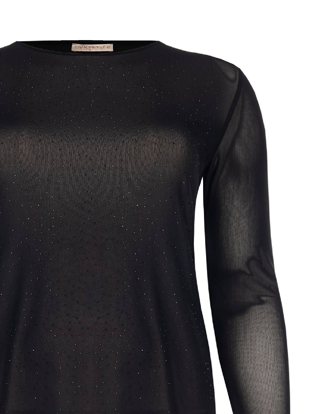 Rinascimento T-Shirt Tulle E Strass