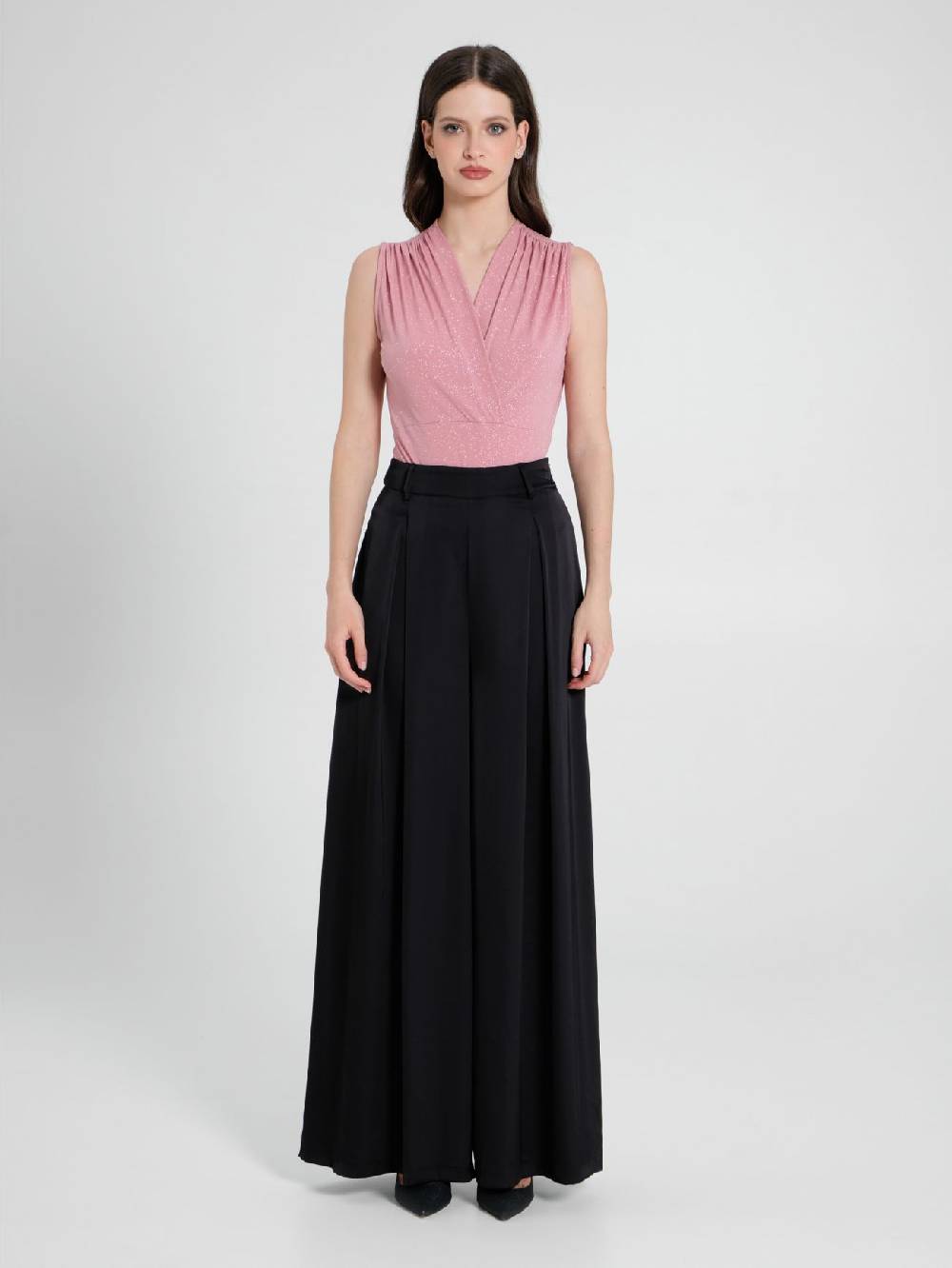 Rinascimento Top Body Microglitter Rosa