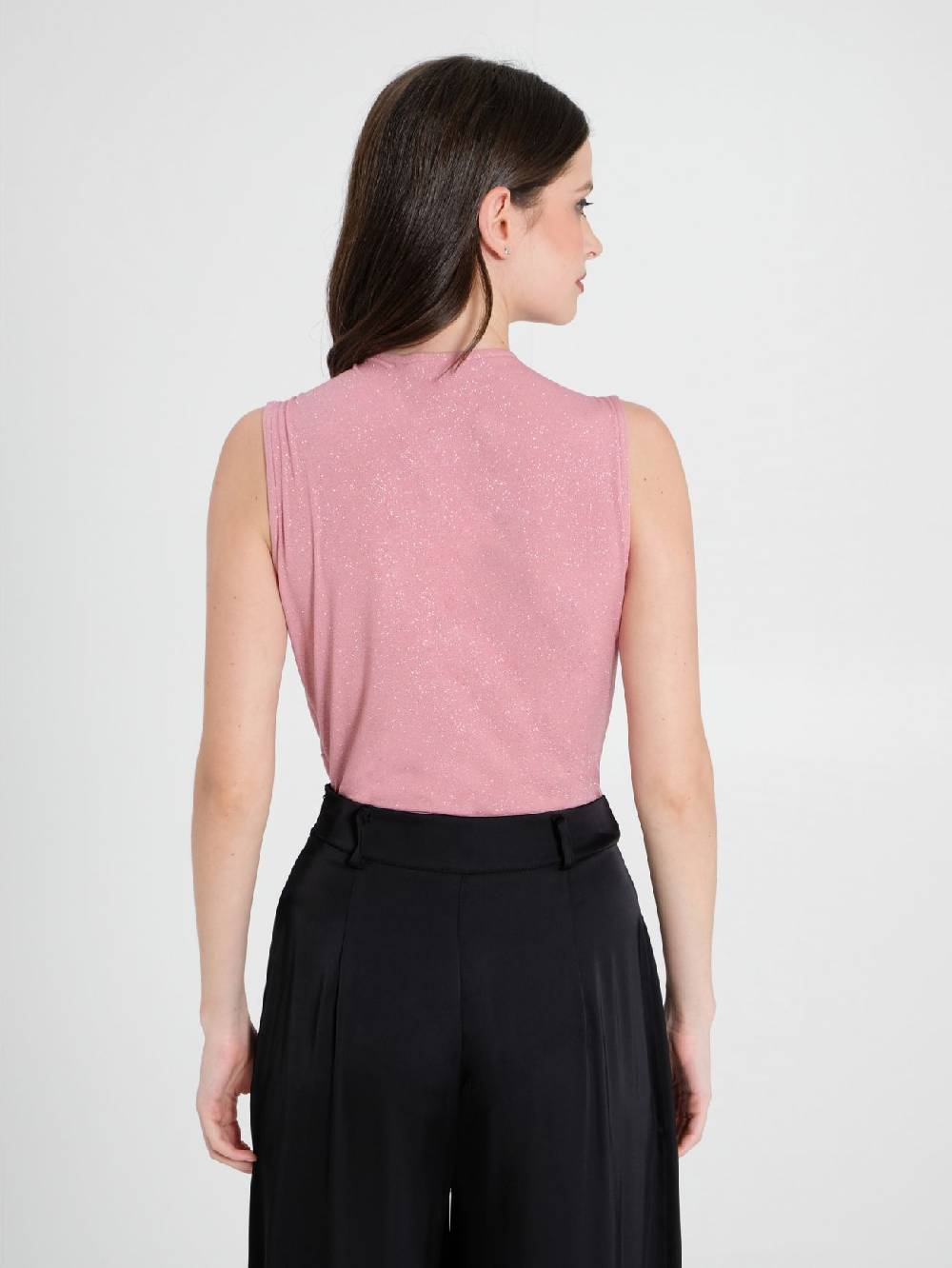 Rinascimento Top Body Microglitter Rosa