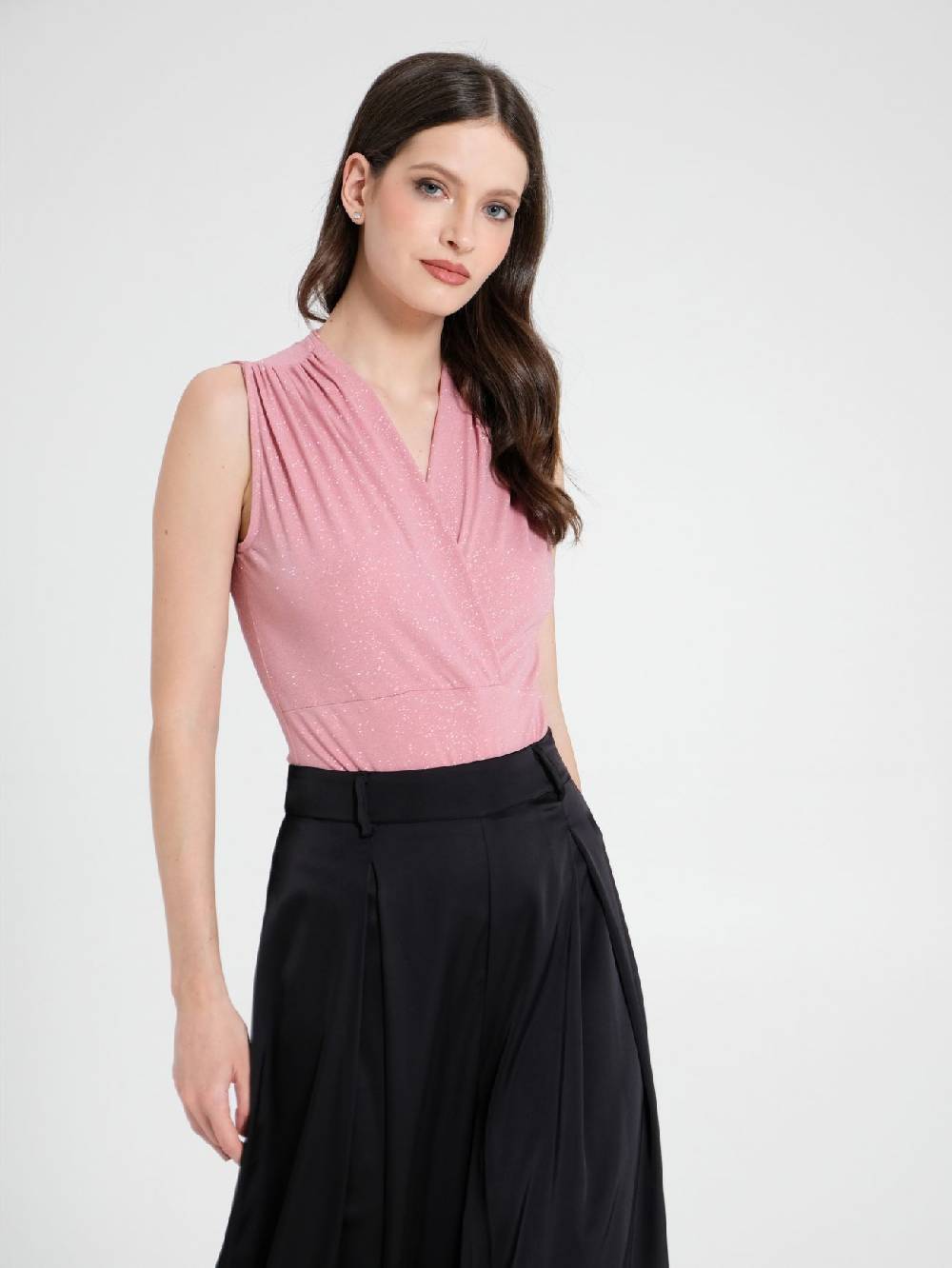 Rinascimento Top Body Microglitter Rosa