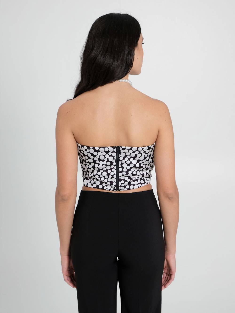 Rinascimento Top Bustier Pois