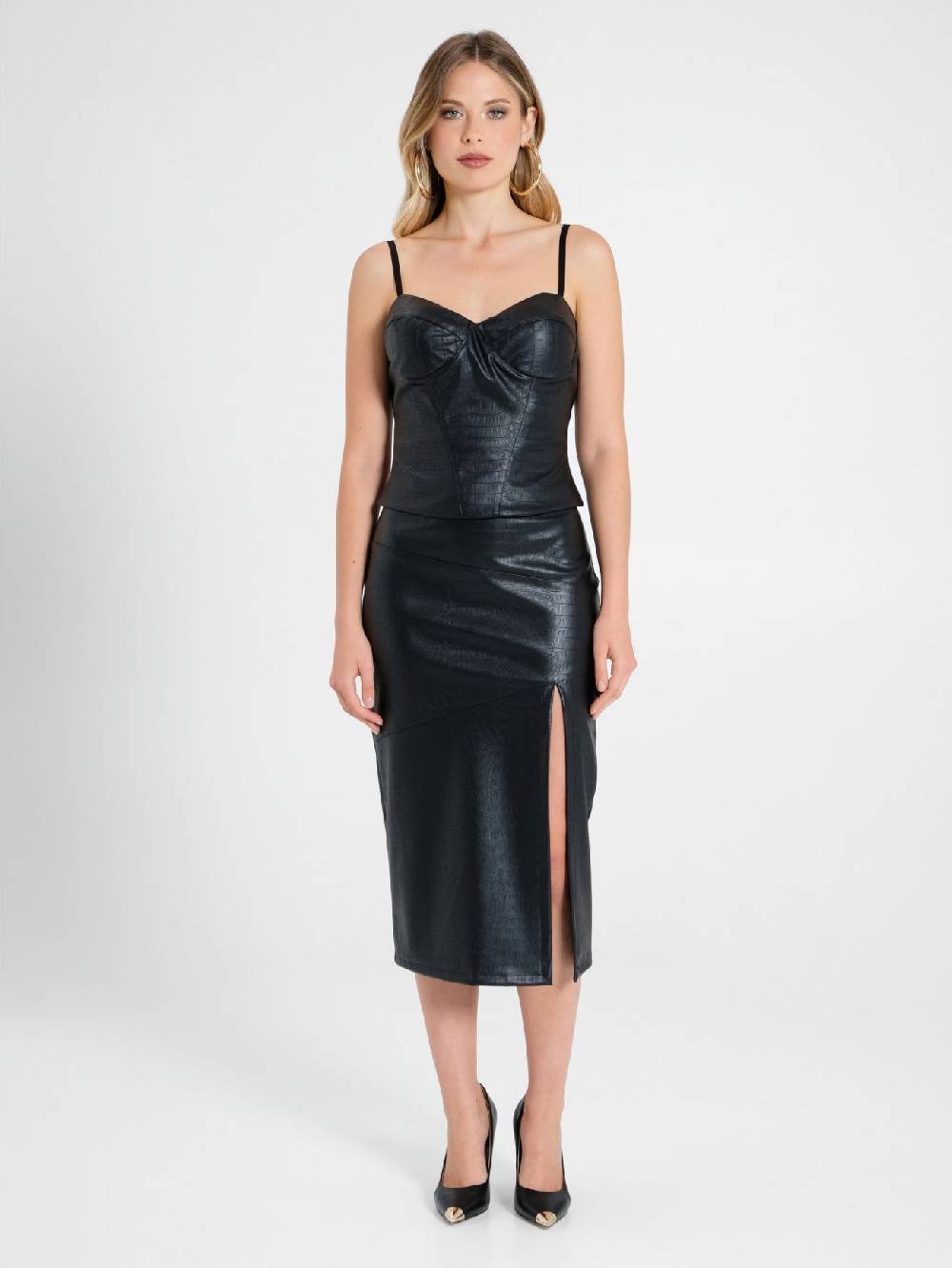 Rinascimento Top Bustier Stampa Cocco