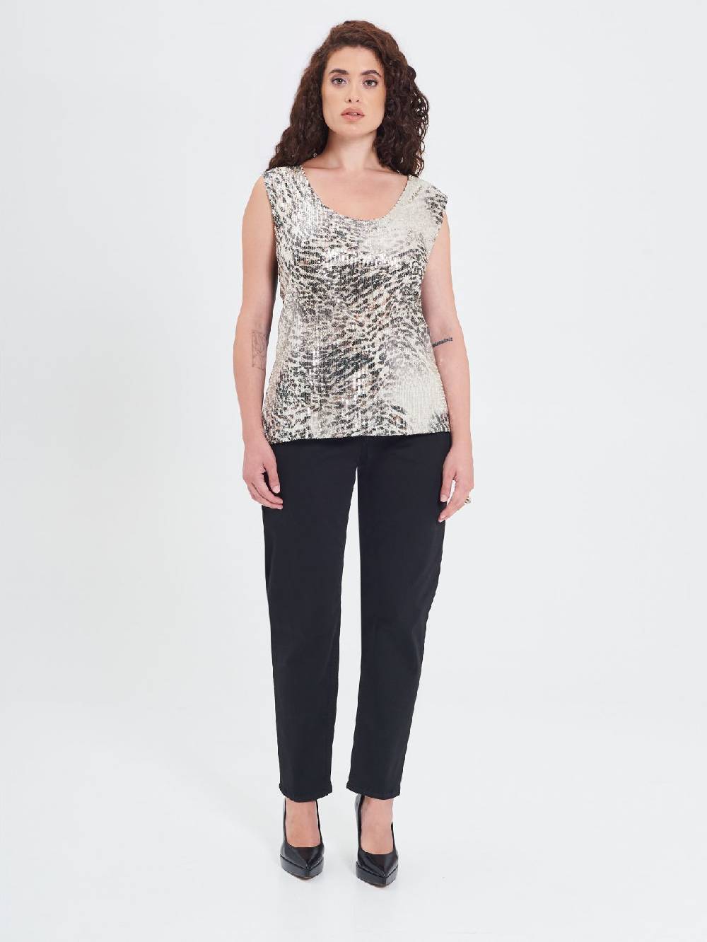 Rinascimento Top Curvy Animalier