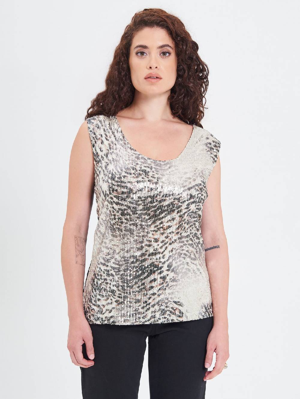 Rinascimento Top Curvy Animalier