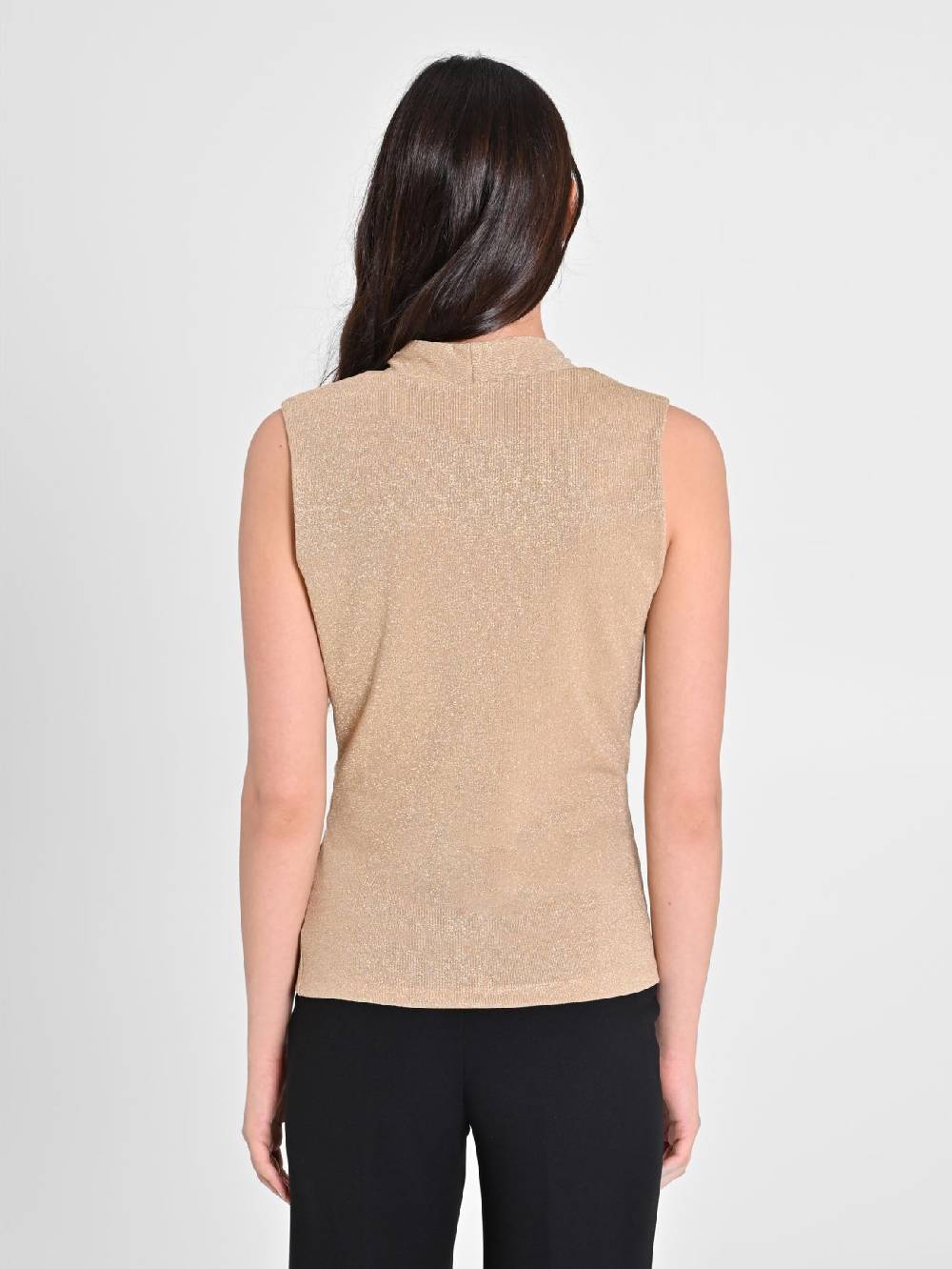 Rinascimento Top In Lurex Oro