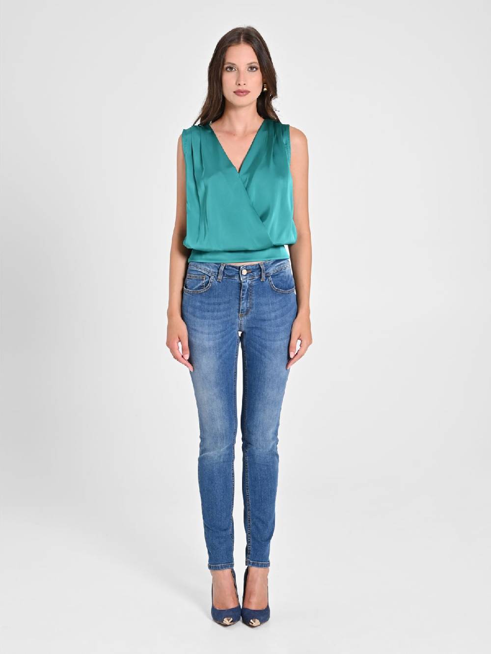 Rinascimento Top Intrecciato In Raso