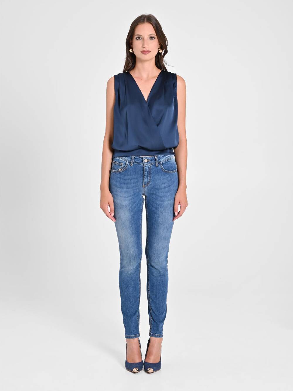 Rinascimento Top Intrecciato In Raso