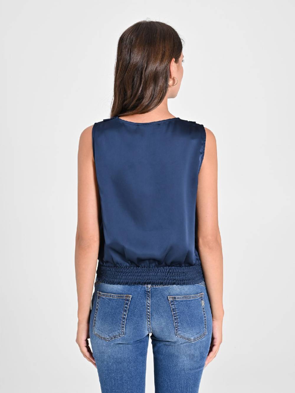 Rinascimento Top Intrecciato In Raso