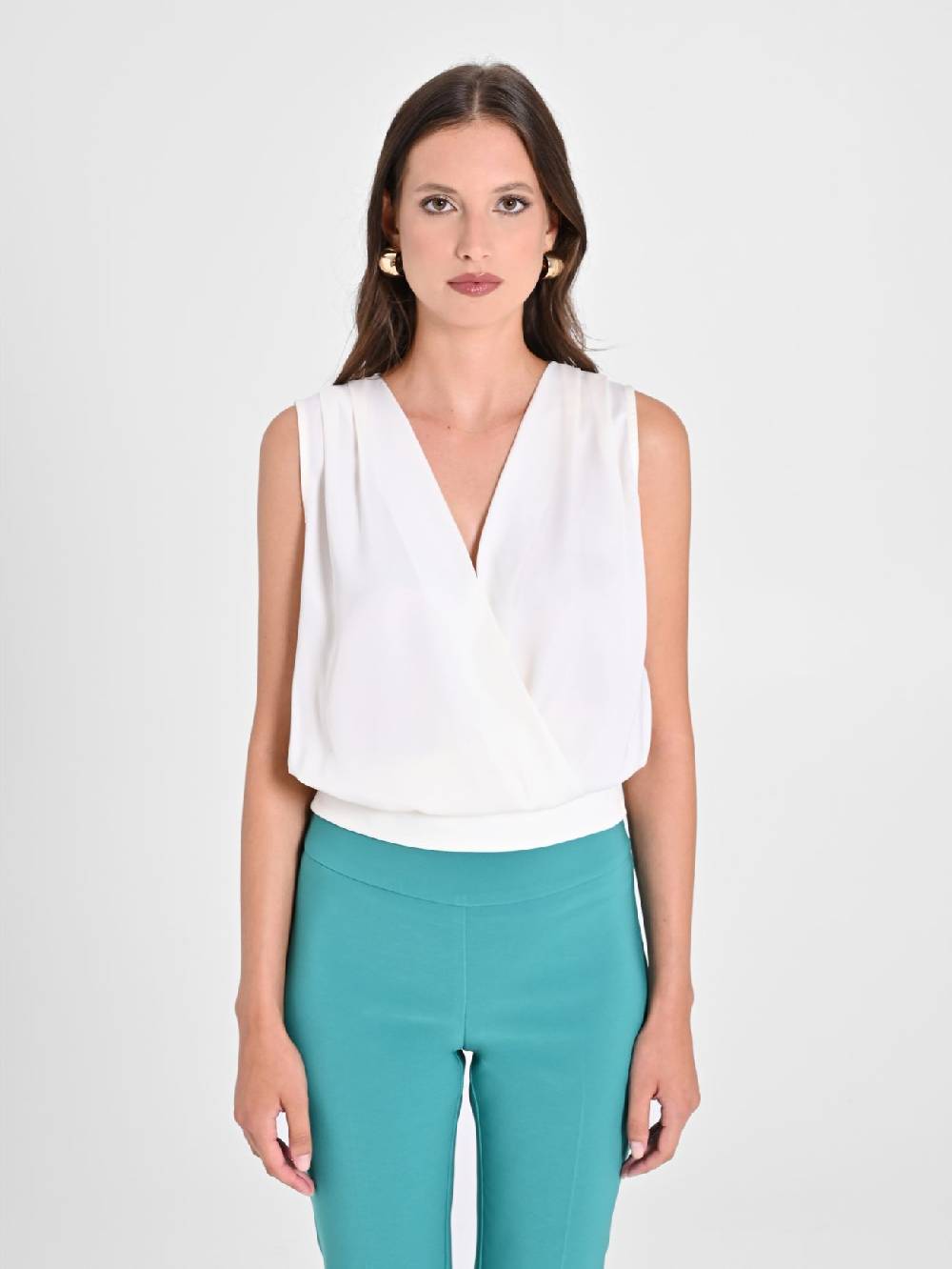 Rinascimento Top Intrecciato In Raso