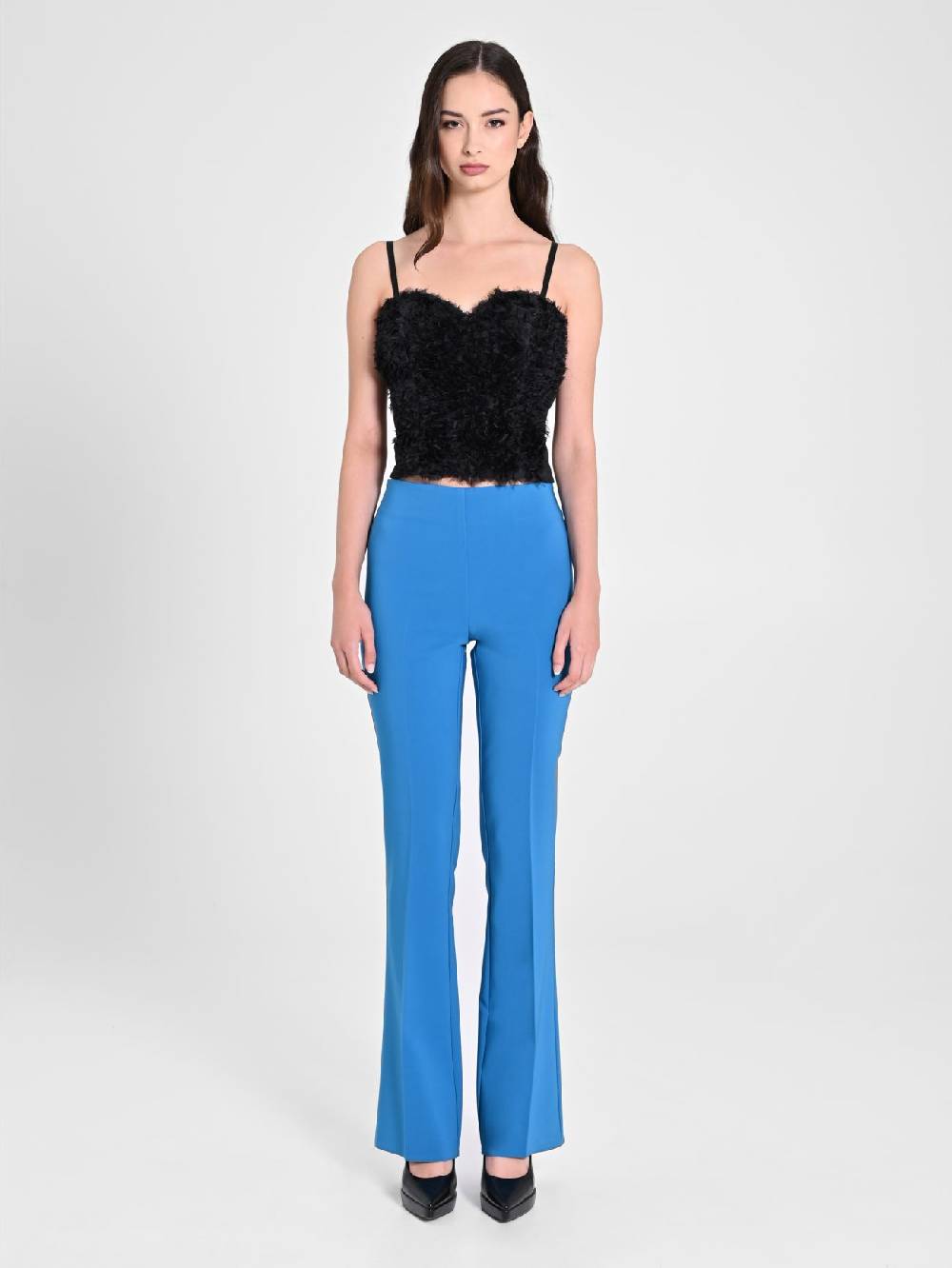 Rinascimento Top Rouches Tulle