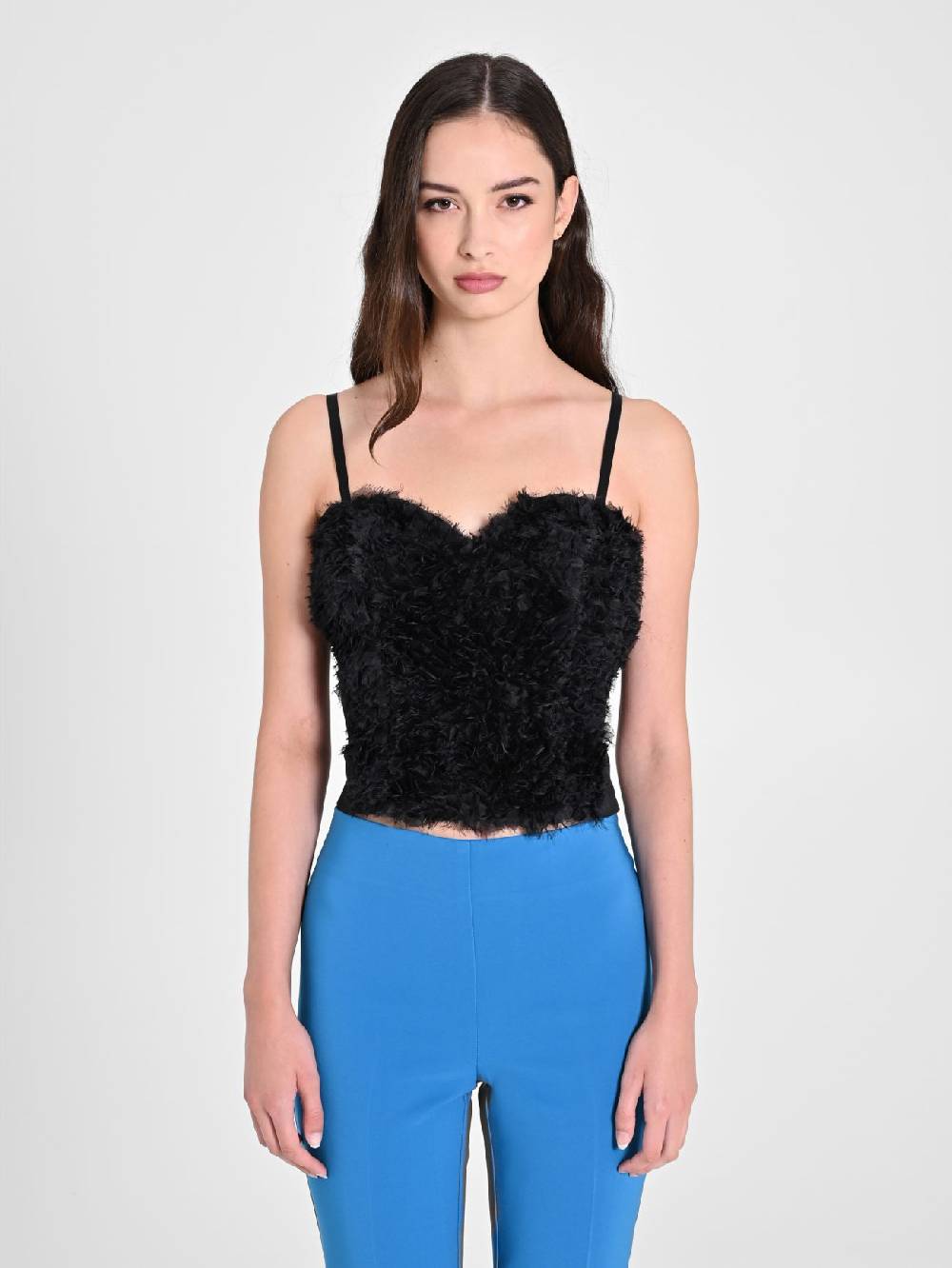 Rinascimento Top Rouches Tulle