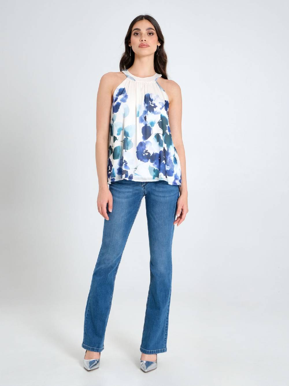 Rinascimento Top Stampa Floreale