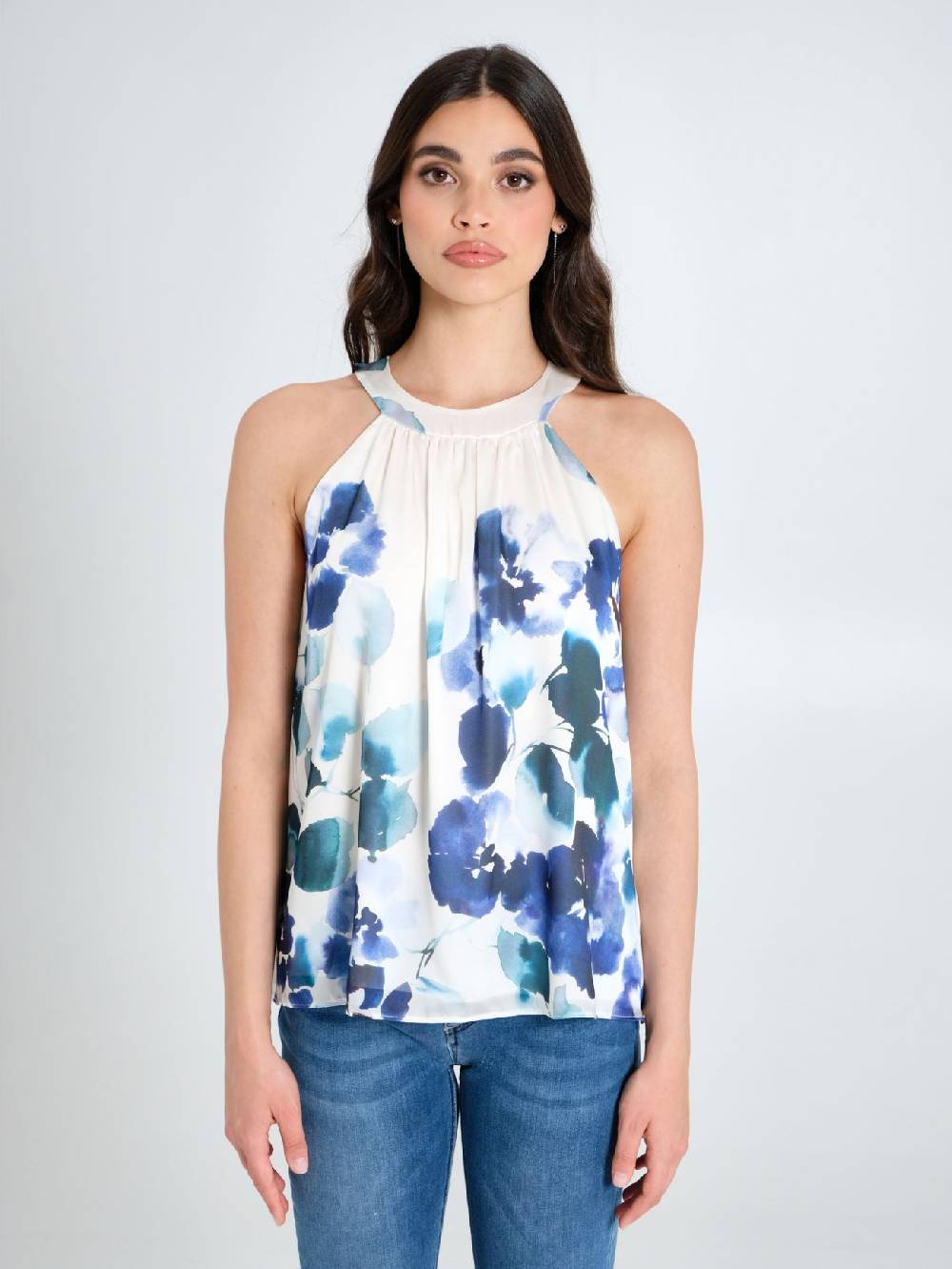 Rinascimento Top Stampa Floreale