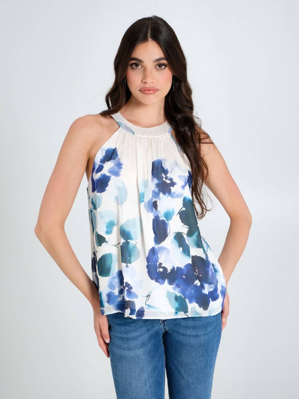 Rinascimento Top Stampa Floreale