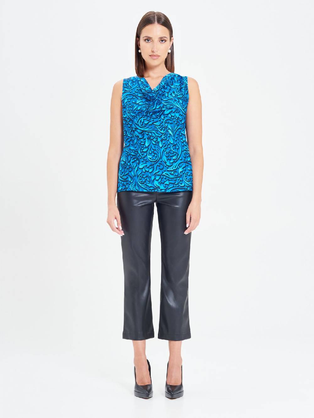 Rinascimento Top Stampa Oceano