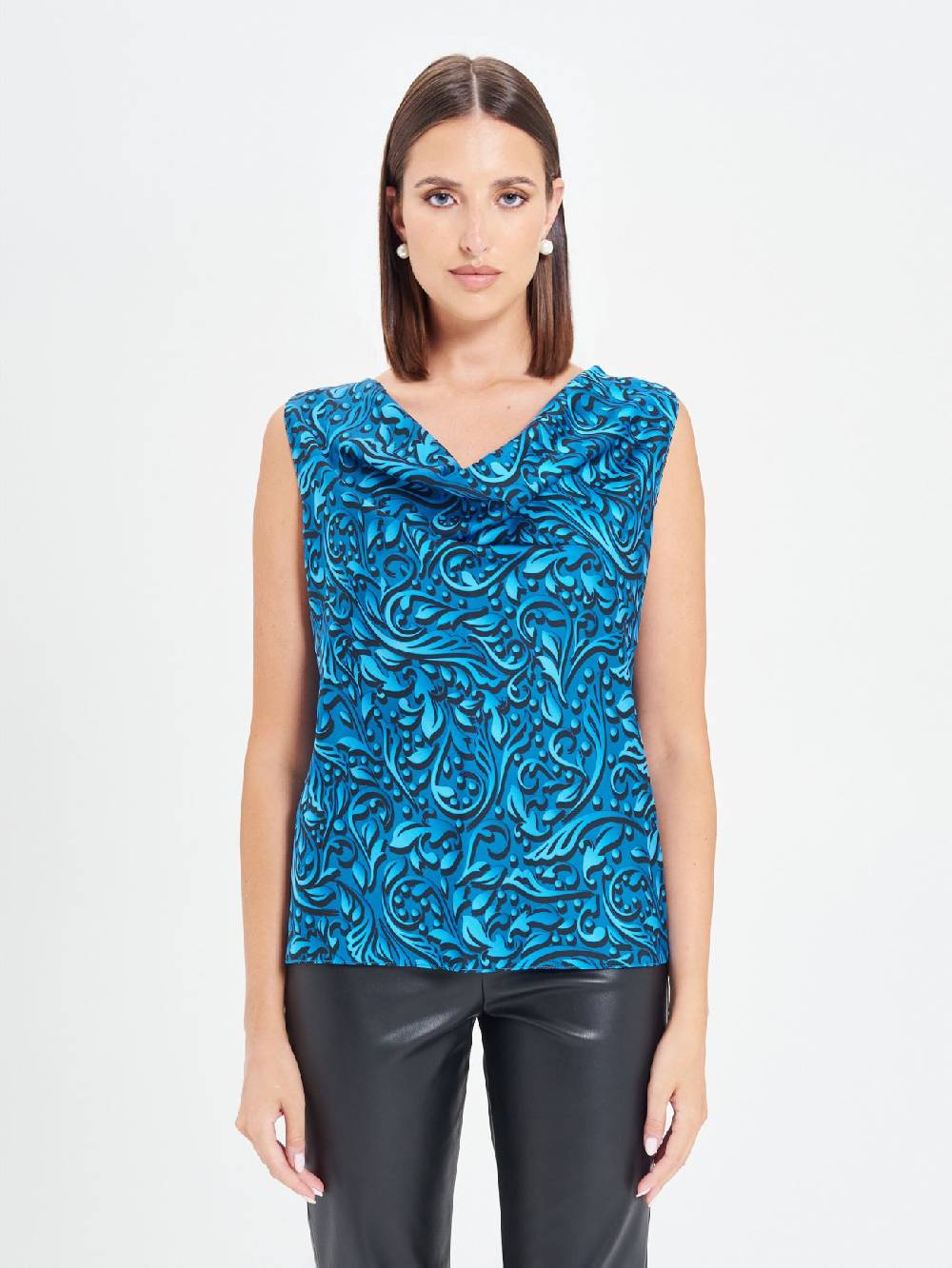 Rinascimento Top Stampa Oceano