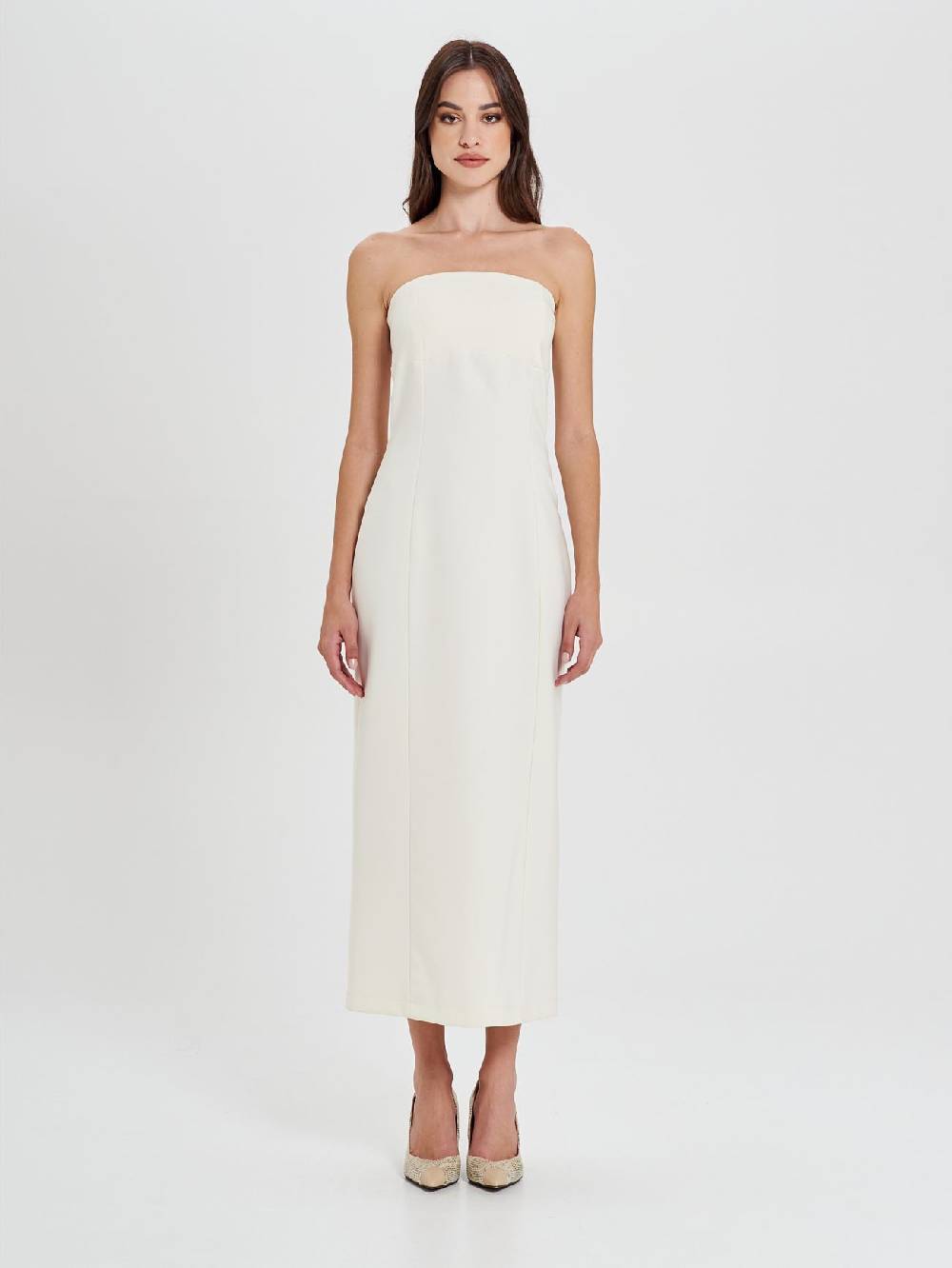 Rinascimento Tubino Bianco In Cadi Operato