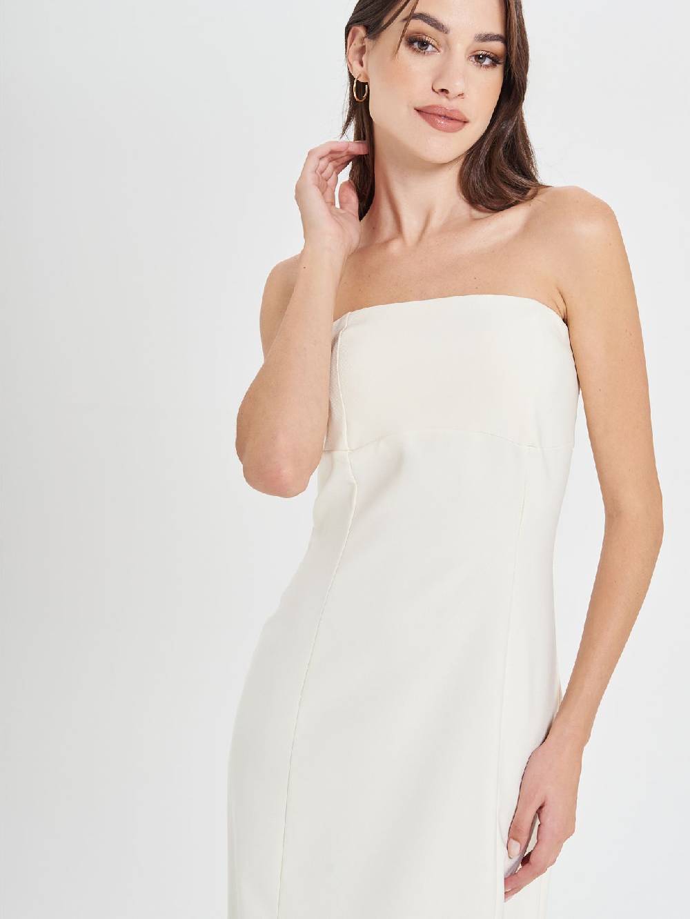 Rinascimento Tubino Bianco In Cadi Operato