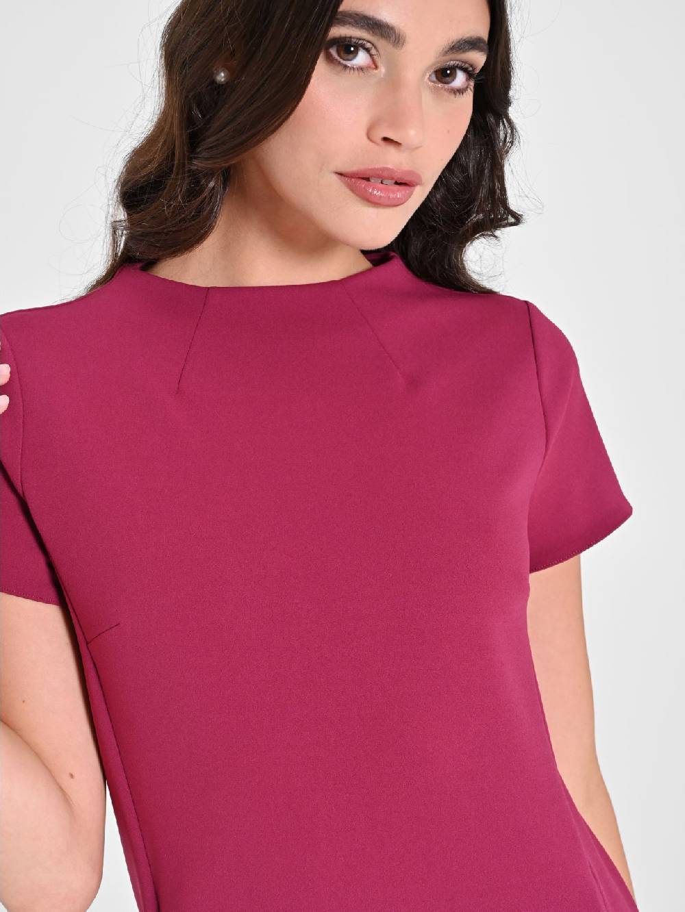 Rinascimento Tubino Bordeaux Manica Corta