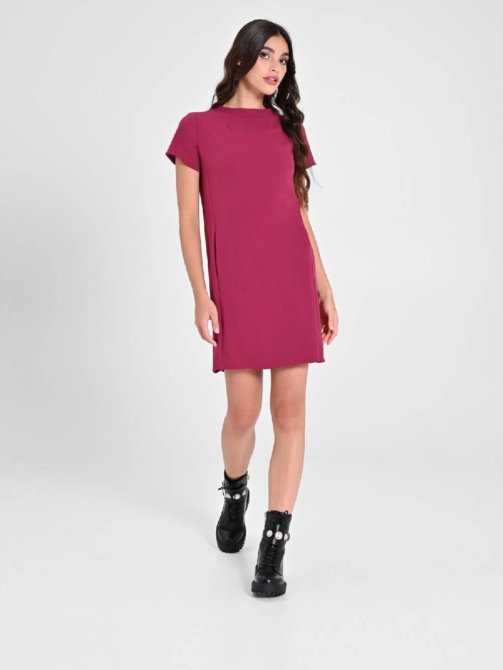 Rinascimento Tubino Bordeaux Manica Corta