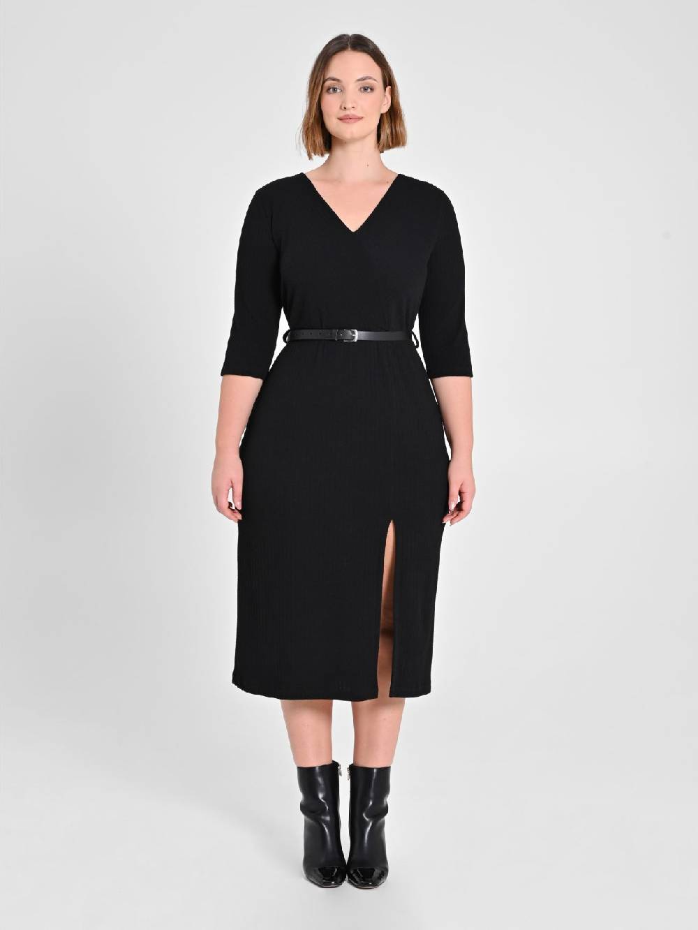 Rinascimento Tubino Curvy In Tessuto Soft